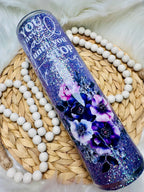 Purple Floral 32oz Plump