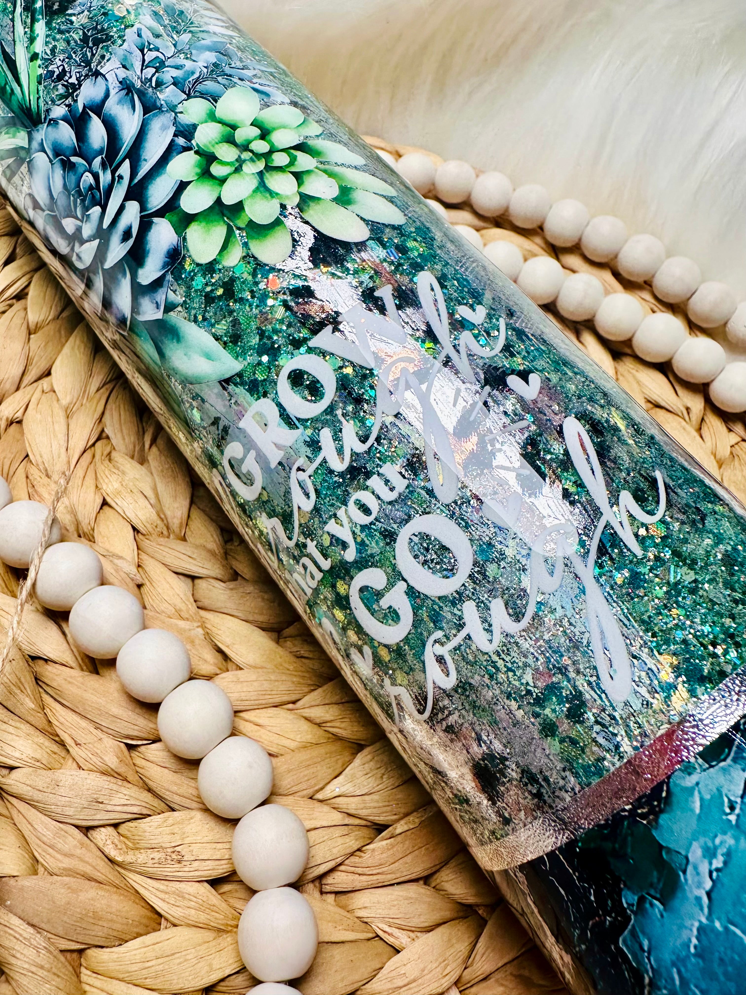 Grow Through What You Go Through 32oz Plump