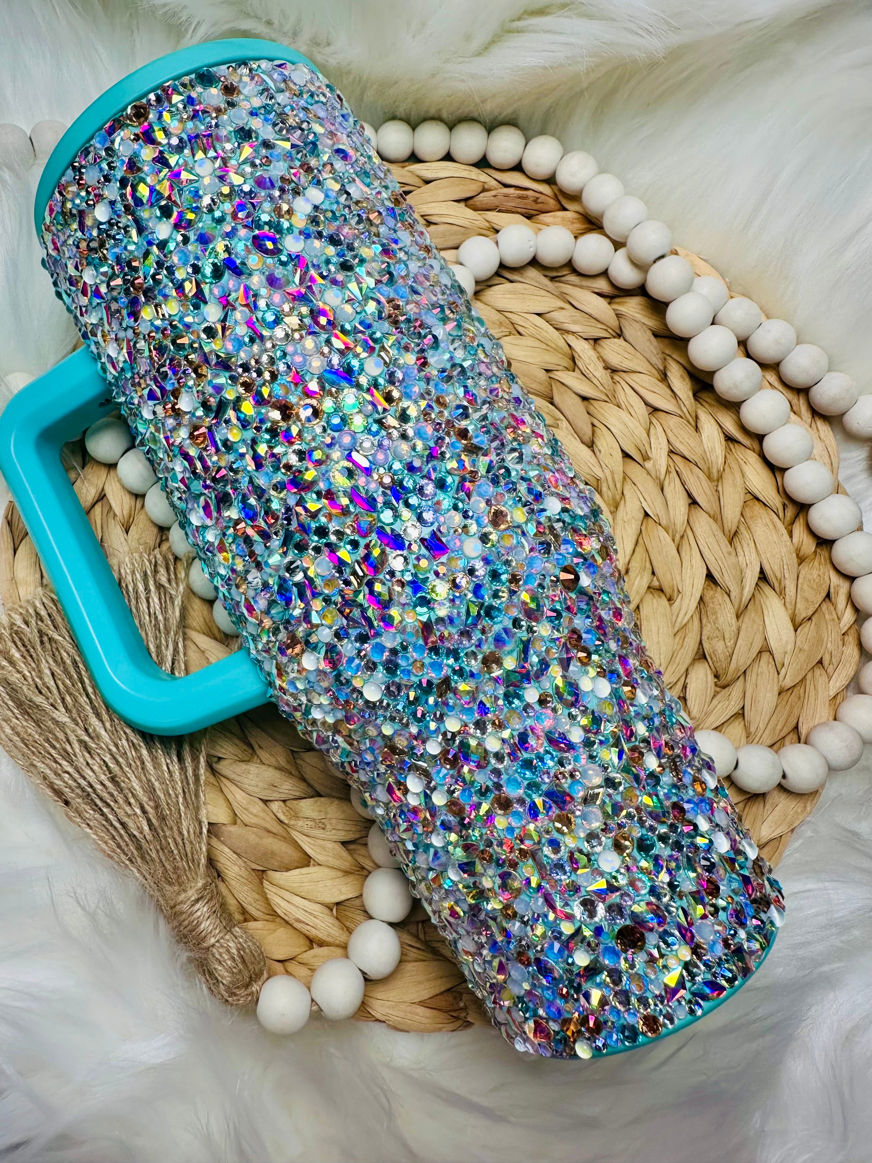 Keep Going Rhinestone 40oz