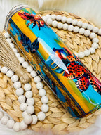 Teal and Gold Be Fierce 20oz