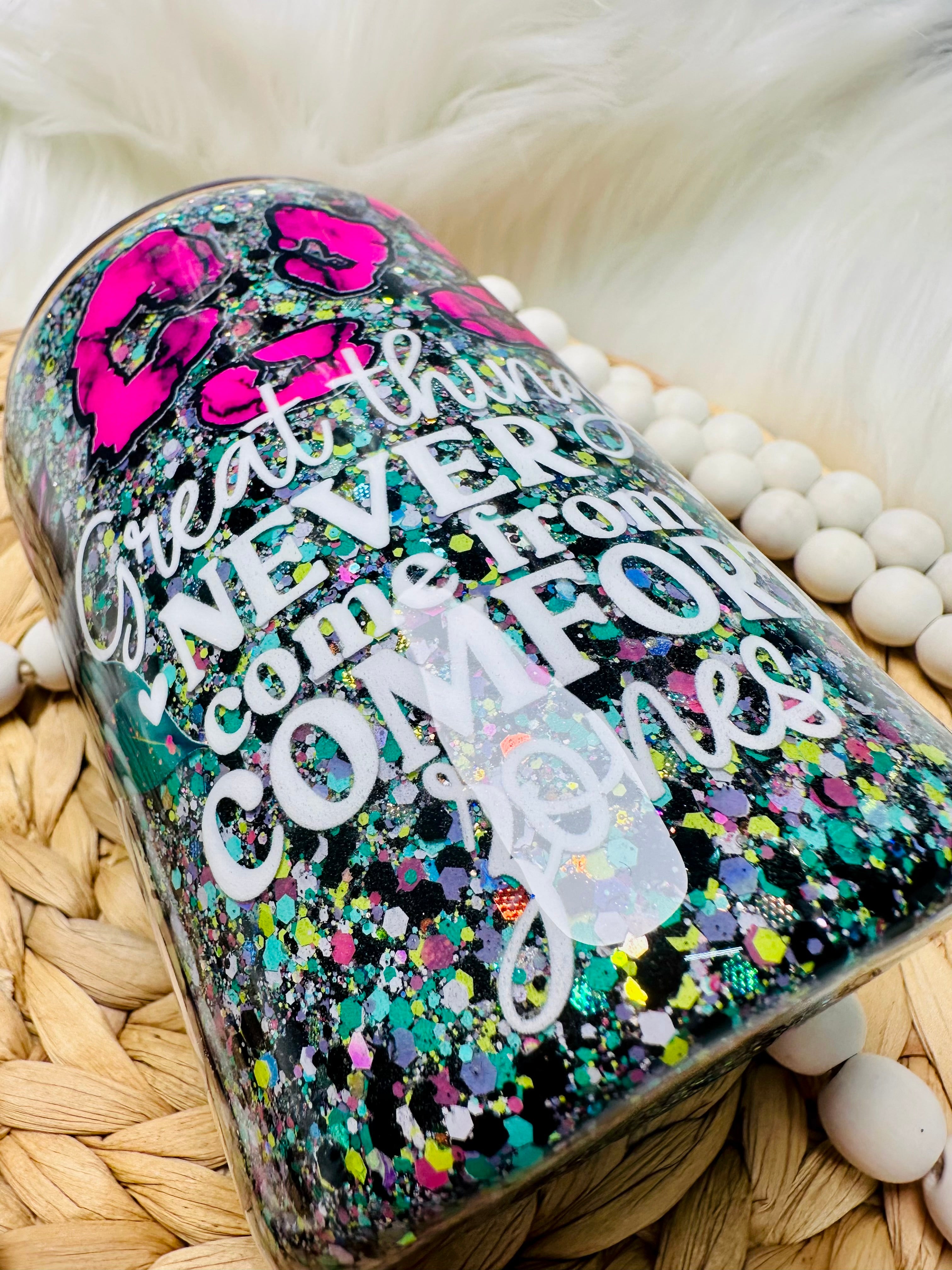 Comfort Zones Pink and Green Shortie