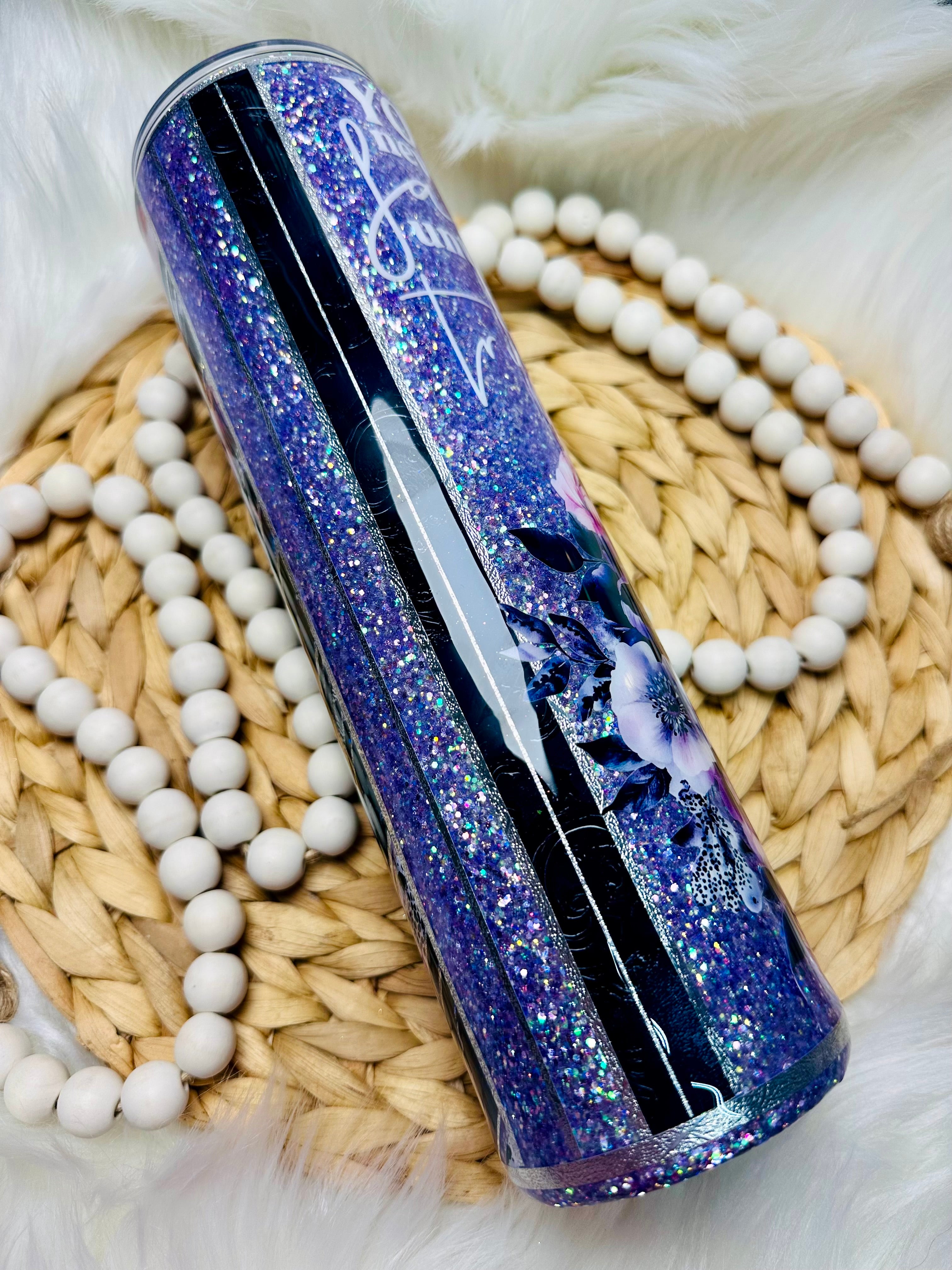 Purple Floral 32oz Plump