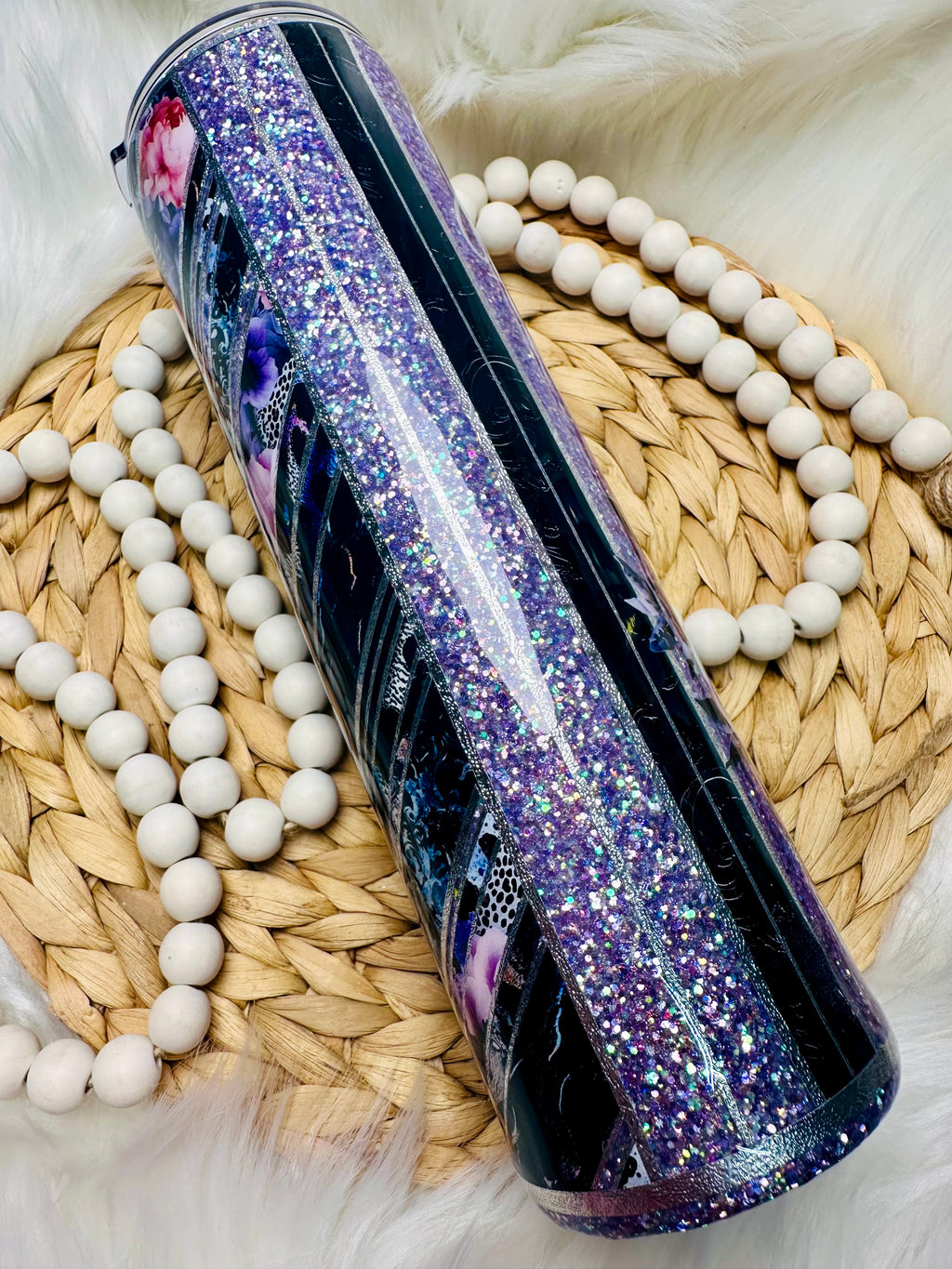 Purple Floral 32oz Plump