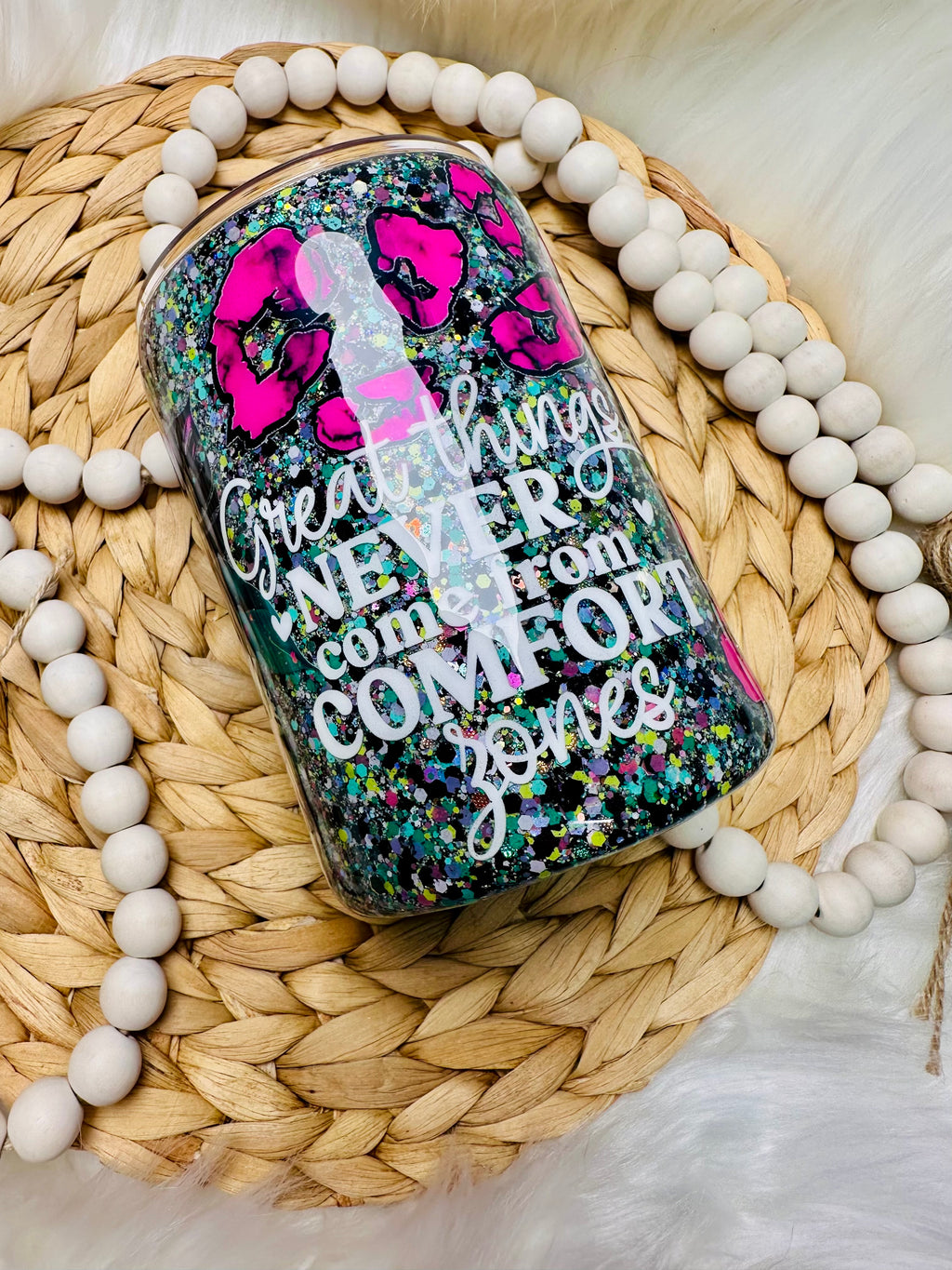 Comfort Zones Pink and Green Shortie