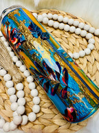 Teal and Gold Be Fierce 20oz