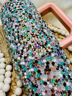 Peachy Boho Rhinestone 40oz